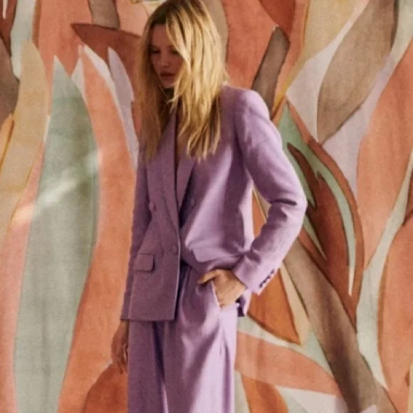 Sézane RARE NWT Christie Jacket in Lavender Size 38/US 6 - Picture 3 of 6